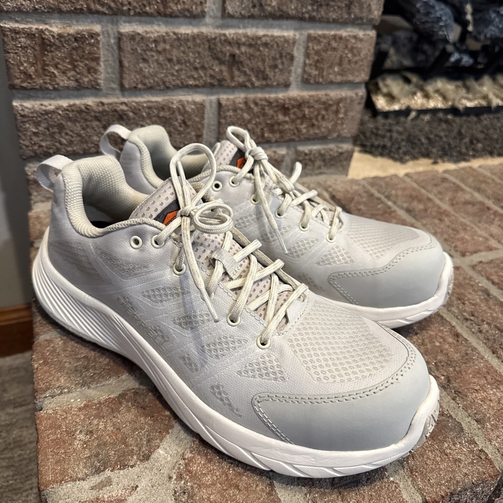 Merrell Moab Flight Shoe Birch Tan Carbon Fiber Safety Toe Men's Sz 11 #426
